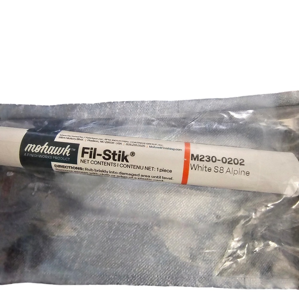 Mohawk Fil-Stik Furniture Repair Putty Stick White S8 Alpine M230-0202